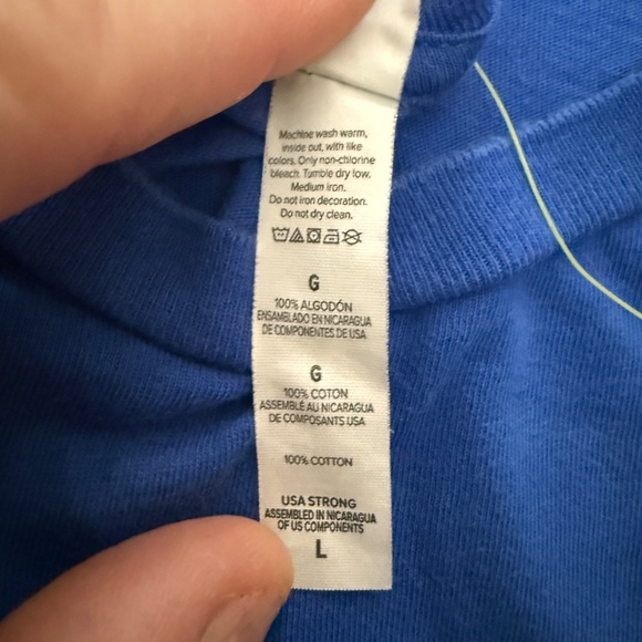 Bella + Canvas Creative Action Graphic Tee Blue Regular - Picture 6 of 10